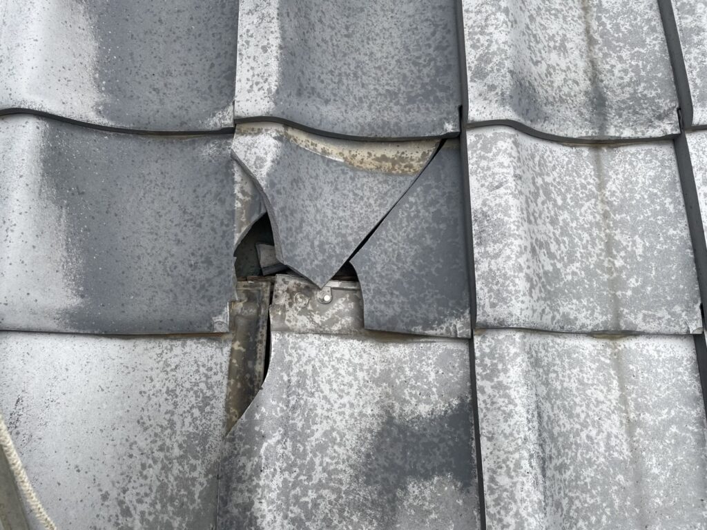 下屋の部分修理１